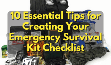 Emergency Survival Kit Checklist